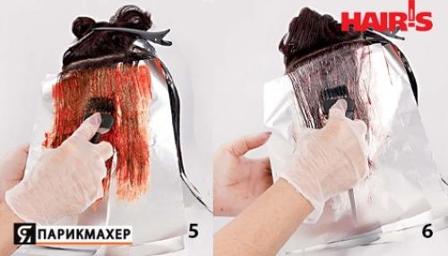 Схема@Balayage. Окрашивание Estel Professional. 03 Схема@Balayage. Окрашивание Estel Professional. 03