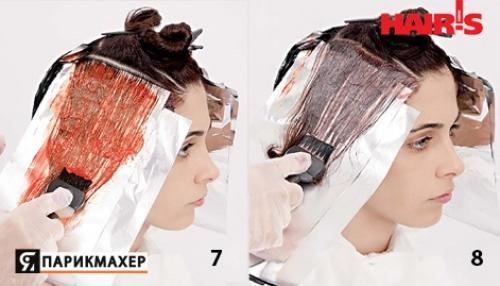 Схема@Balayage. Окрашивание Estel Professional. 04 Схема@Balayage. Окрашивание Estel Professional. 04