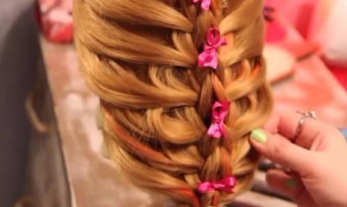 Прическа Ажурная Коса (пошаговый урок). 06 Прическа Ажурная Коса (пошаговый урок). 06