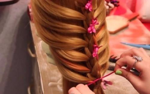 Прическа Ажурная Коса (пошаговый урок). 05 Прическа Ажурная Коса (пошаговый урок). 05