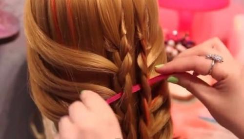 Прическа Ажурная Коса (пошаговый урок). 04 Прическа Ажурная Коса (пошаговый урок). 04