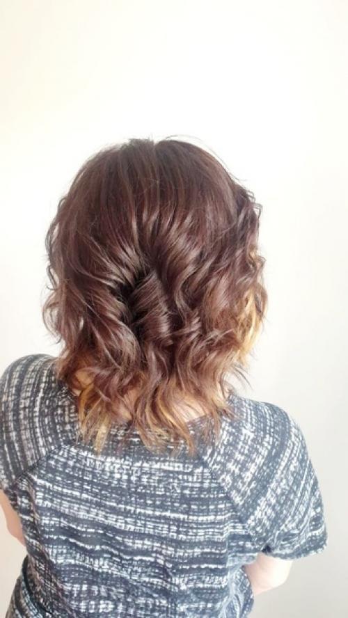 Фен, расческа и руки = стильная укладка. 04