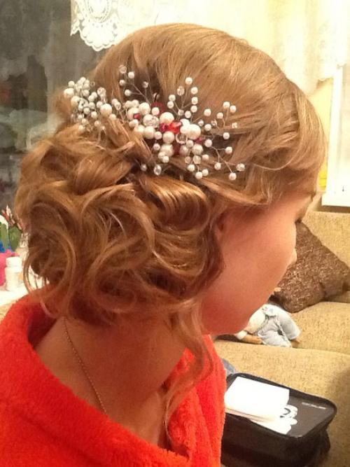 Свадебные, вечерние причёски. 01