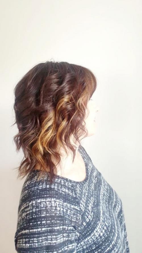 Фен, расческа и руки = стильная укладка. 02