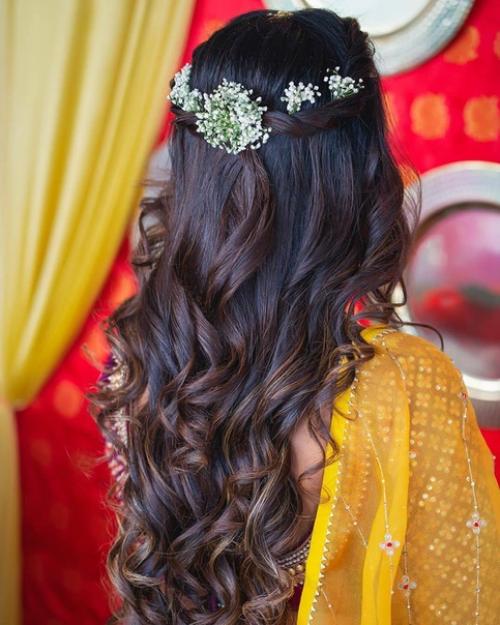 Прически на индийскую свадьбу для невесты. 01