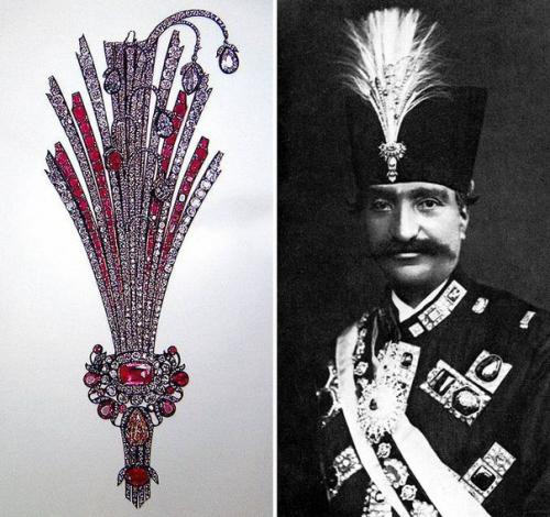 Эгрет (фр.  Aigrette - Хохол, Султан) - это мужское украшение, которое одевалось на чалму или другой головной убор по центру, в середине лба. 08