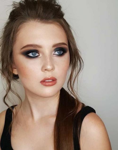 Виды макияжей. Нюдовый макияж. 04