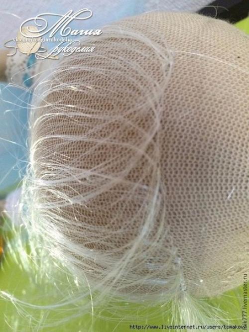 Как сделать волосы для куклы. 05 Как сделать волосы для куклы. 05