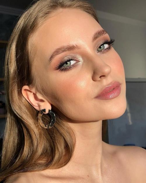 Виды макияжей. Нюдовый макияж. 01