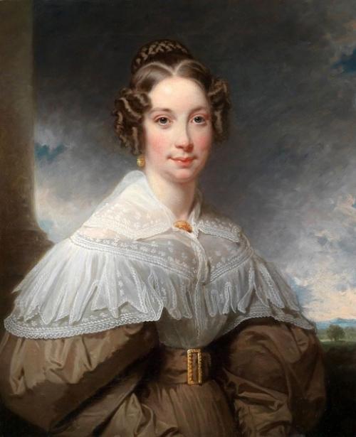 Прически с косами в 1830-х. в то время из кос делали совершенно невероятные конструкции. 02