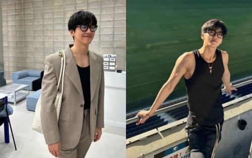 Словно Отец С Сыном как отец и сын: нам Гун мин и Джемин из NCT вновь привлекают внимание своим сходством. 02