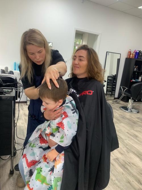 Наталья со своим сыном посетили нашего мастера Катерину! 01