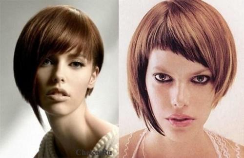 Челка с асимметрией. 03