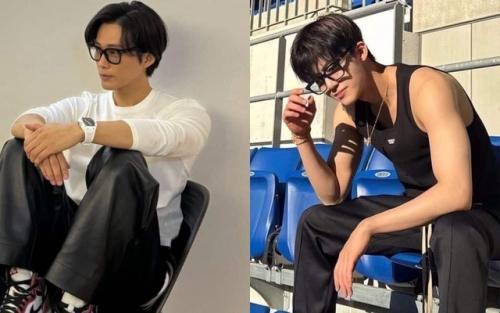 Словно Отец С Сыном как отец и сын: нам Гун мин и Джемин из NCT вновь привлекают внимание своим сходством. 01