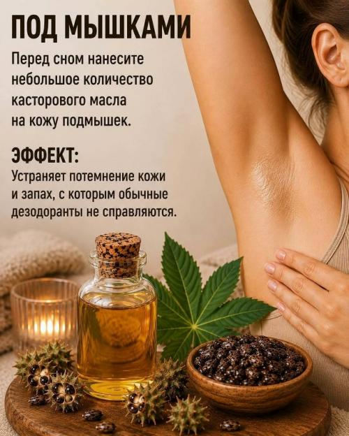 Многие держат касторовое масло дома только для волос или ресниц. 03