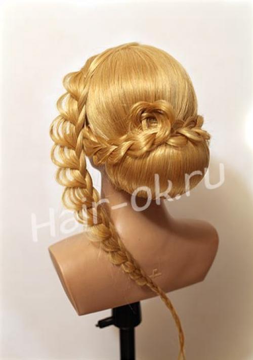 Прическа с цветком. 08 Прическа с цветком. 08