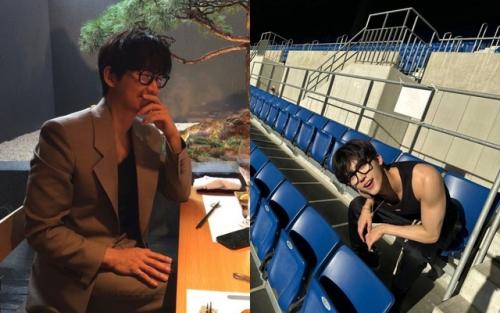 Словно Отец С Сыном как отец и сын: нам Гун мин и Джемин из NCT вновь привлекают внимание своим сходством. 03