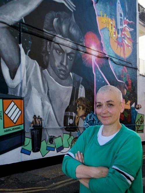 Уличная фреска в честь Джорджа Майкла появилась на одном из домов Лондона. 02 Уличная фреска в честь Джорджа Майкла появилась на одном из домов Лондона. 02