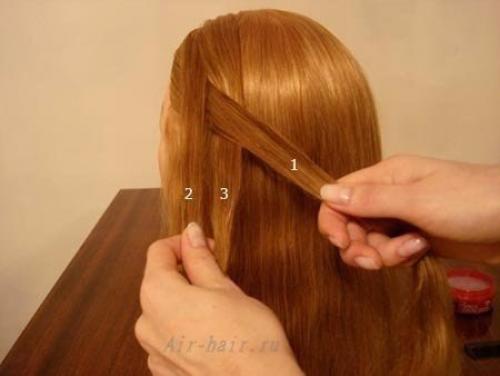 Ажурная коса с вытянутыми прядями? 02