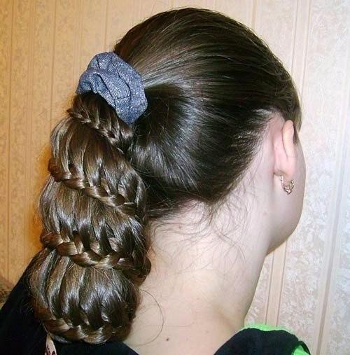 Причёска Воздушная Коса. 03