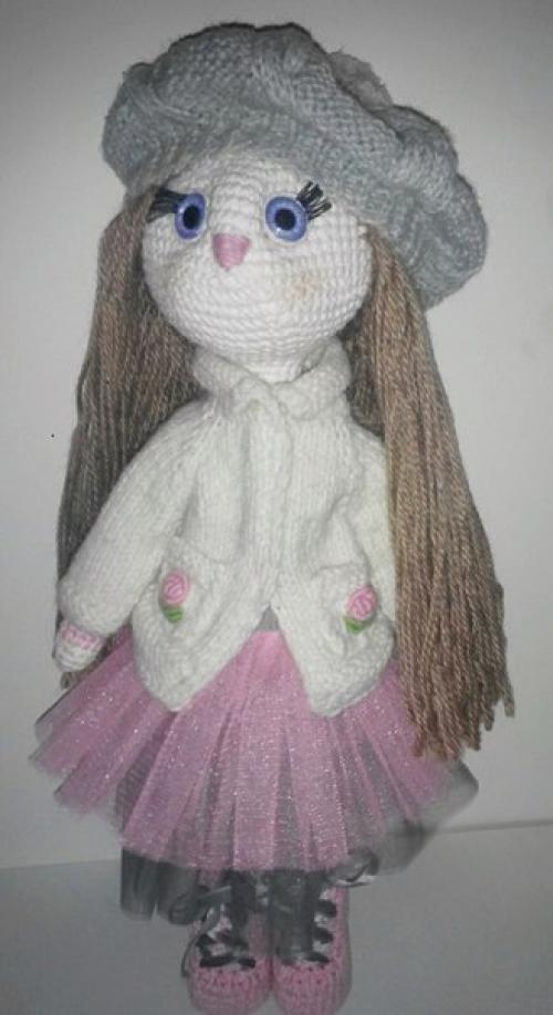 Кошка Балеринка уже приоделась и готова идти на прогулку! 01