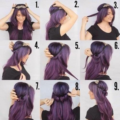 Уроки по созданию причесок на каждый день? 01