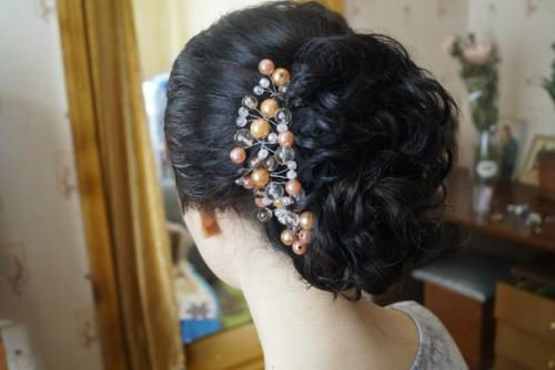 Свадебные и вечерние прически, женские стрижки, макияж, украшения для волос ручной работы! 02