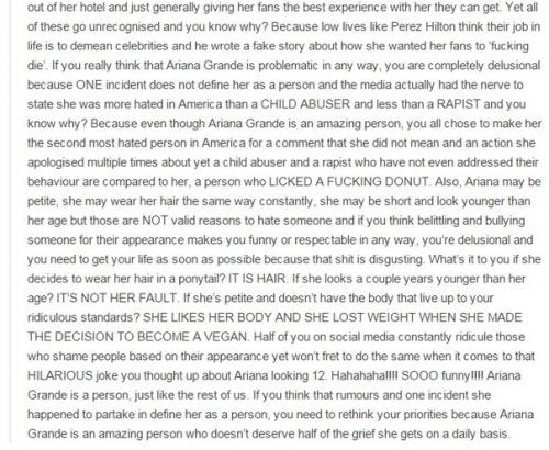 Просто напоминание о том, что Ариана гранде тоже человек, который делает ошибки. 01
