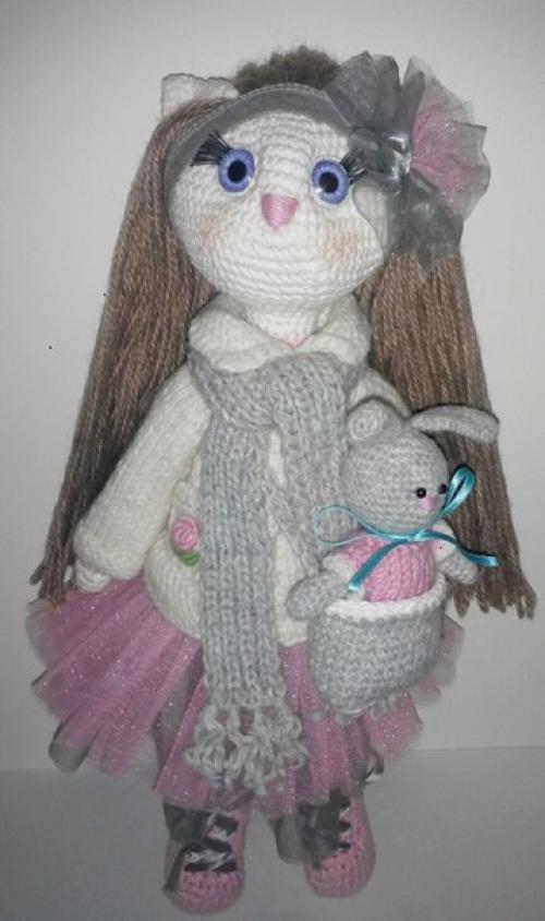 Кошка Балеринка уже приоделась и готова идти на прогулку! 02