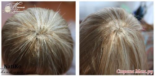 Волосы кукле из тресс. 04 Волосы кукле из тресс. 04