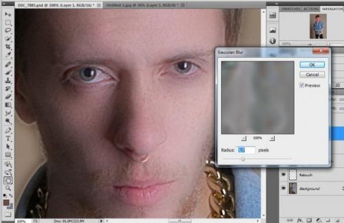 Классная методика по ретуши студийного портрета. 05