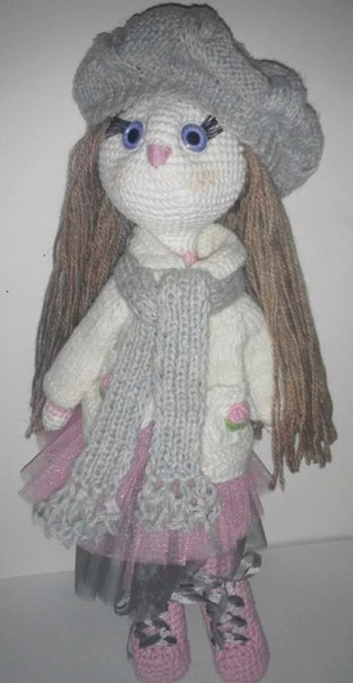 Кошка Балеринка уже приоделась и готова идти на прогулку! 03