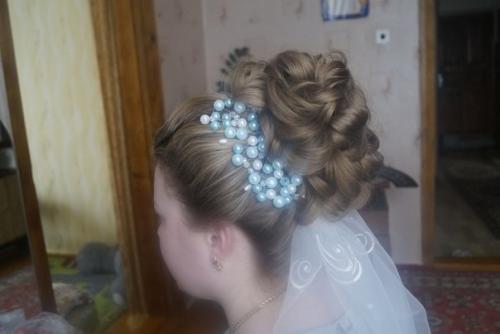 Свадебные и вечерние прически, женские стрижки, макияж, украшения для волос ручной работы! 01