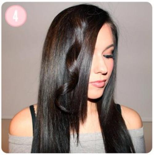 Мы делаем легкие локоны при помощи утюжка. 03 Мы делаем легкие локоны при помощи утюжка. 03