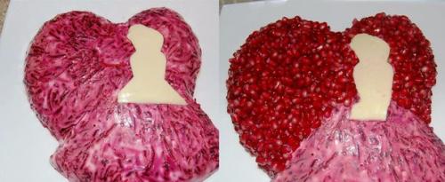 Салат Гранатовый Браслет на Татьянин день. 07