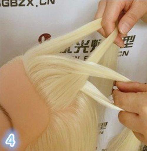 Коса на полураспущенные волосы! 04