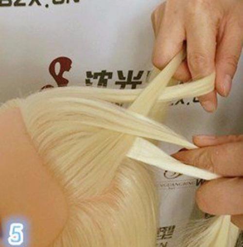 Коса на полураспущенные волосы! 05