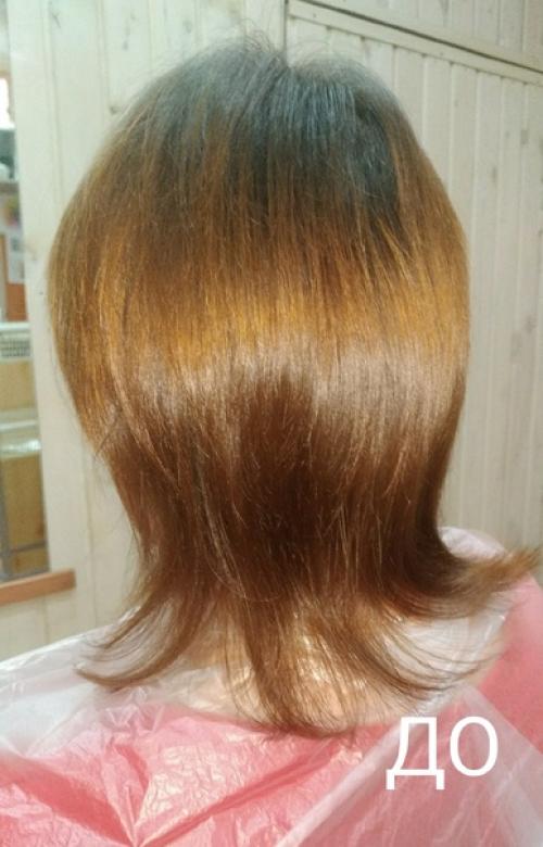 Мелирование и стрижка волос. 01