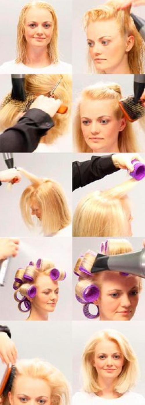 Как сделать объем на волосах у корней с помощью фена