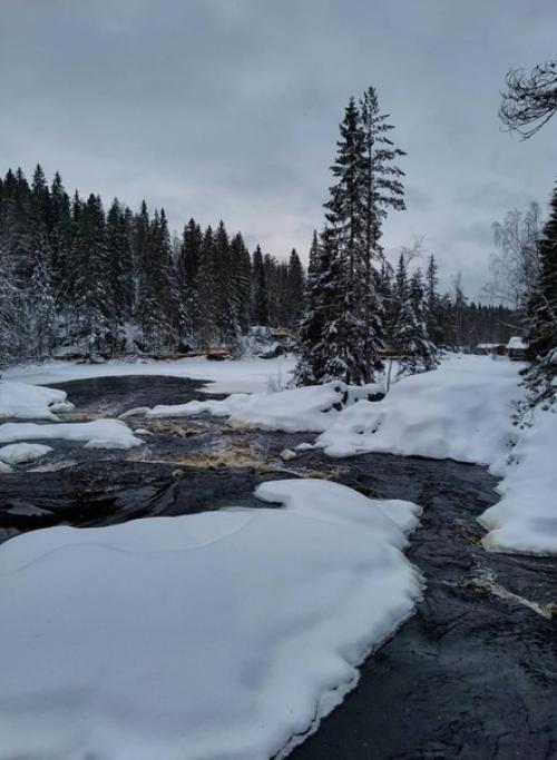 Рускеальские водопады.  Новая встреча. 04 Рускеальские водопады.  Новая встреча. 04