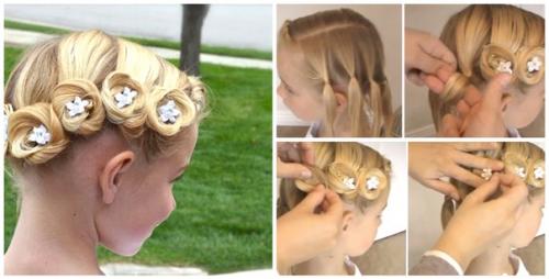 6 праздничных причесок для девочек с длинными волосами. 04 6 праздничных причесок для девочек с длинными волосами. 04