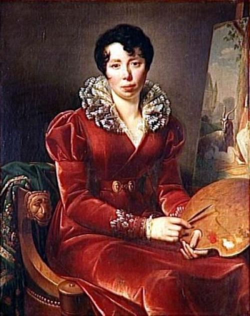 Женские прически периода директории подражают античной моде. 01