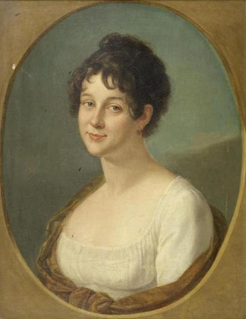 Женские прически периода директории подражают античной моде. 04