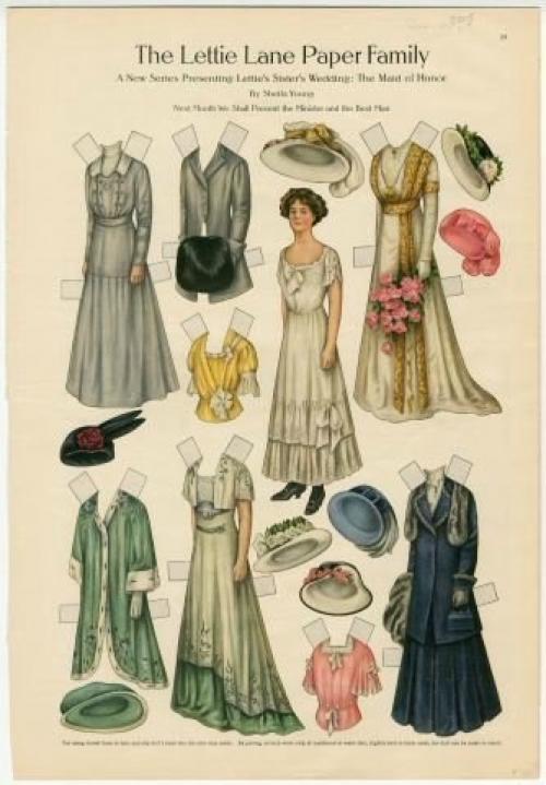 Наверняка, все когда-нибудь видели, а возможно, и играли в детстве с бумажными куклами. 01