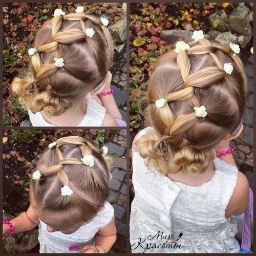 Роскошные прически для девочек. 01