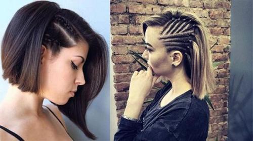 Брейды на виске. 01