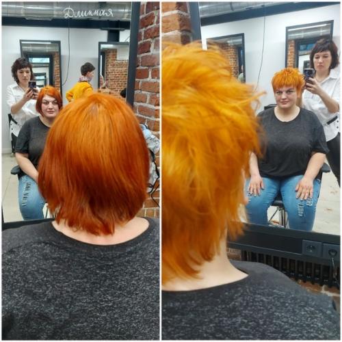 Иногда чего то хочется подстричь, такое модное, даже, остромодное, и не хочется затрачивать много времени на укладку. 03