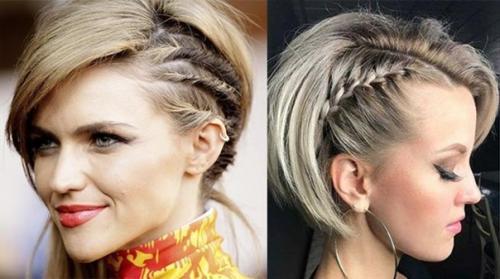 Брейды на виске. 02