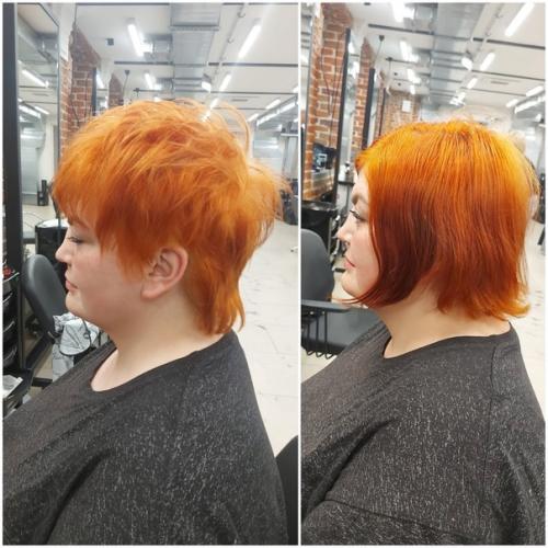 Иногда чего то хочется подстричь, такое модное, даже, остромодное, и не хочется затрачивать много времени на укладку. 02