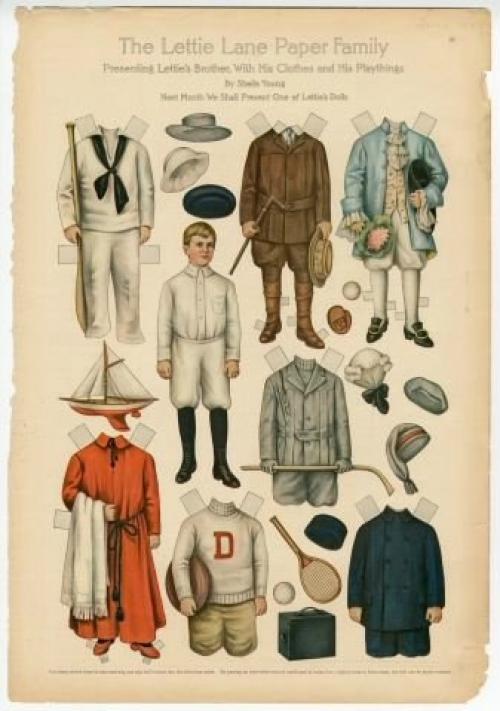 Наверняка, все когда-нибудь видели, а возможно, и играли в детстве с бумажными куклами. 02